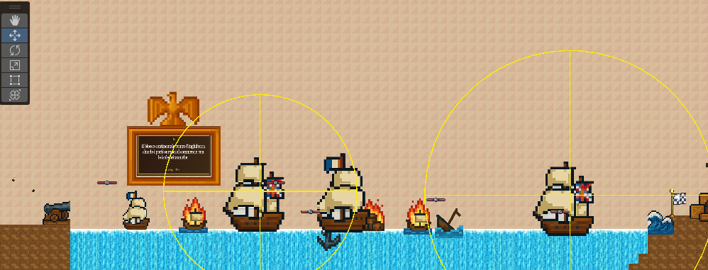 Screenshot del gioco platform Napoleone - Platform interattivo Unity